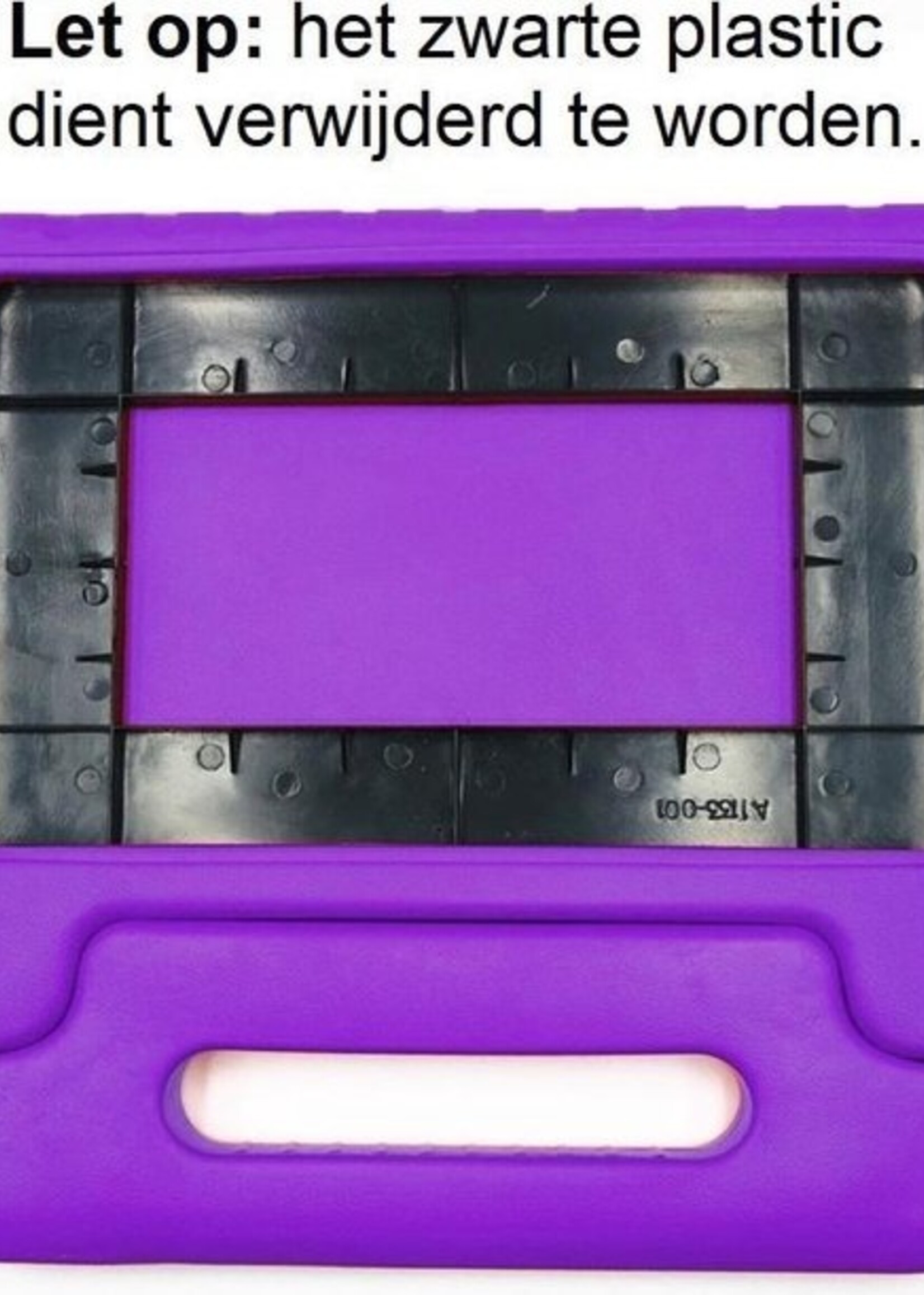 BTH Kinderhoes Geschikt voor Samsung Galaxy Tab A 10.1 2019 Hoes Kinder Hoesje Kids Case Cover Kidsproof Met Screenprotector - Hoesje Geschikt voor Samsung Tab A 10.1 2019 Hoesje Kinder Hoes - Paars