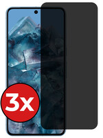 BTH BTH Google Pixel 8 Pro Screenprotector Glas Privacy - 3 PACK