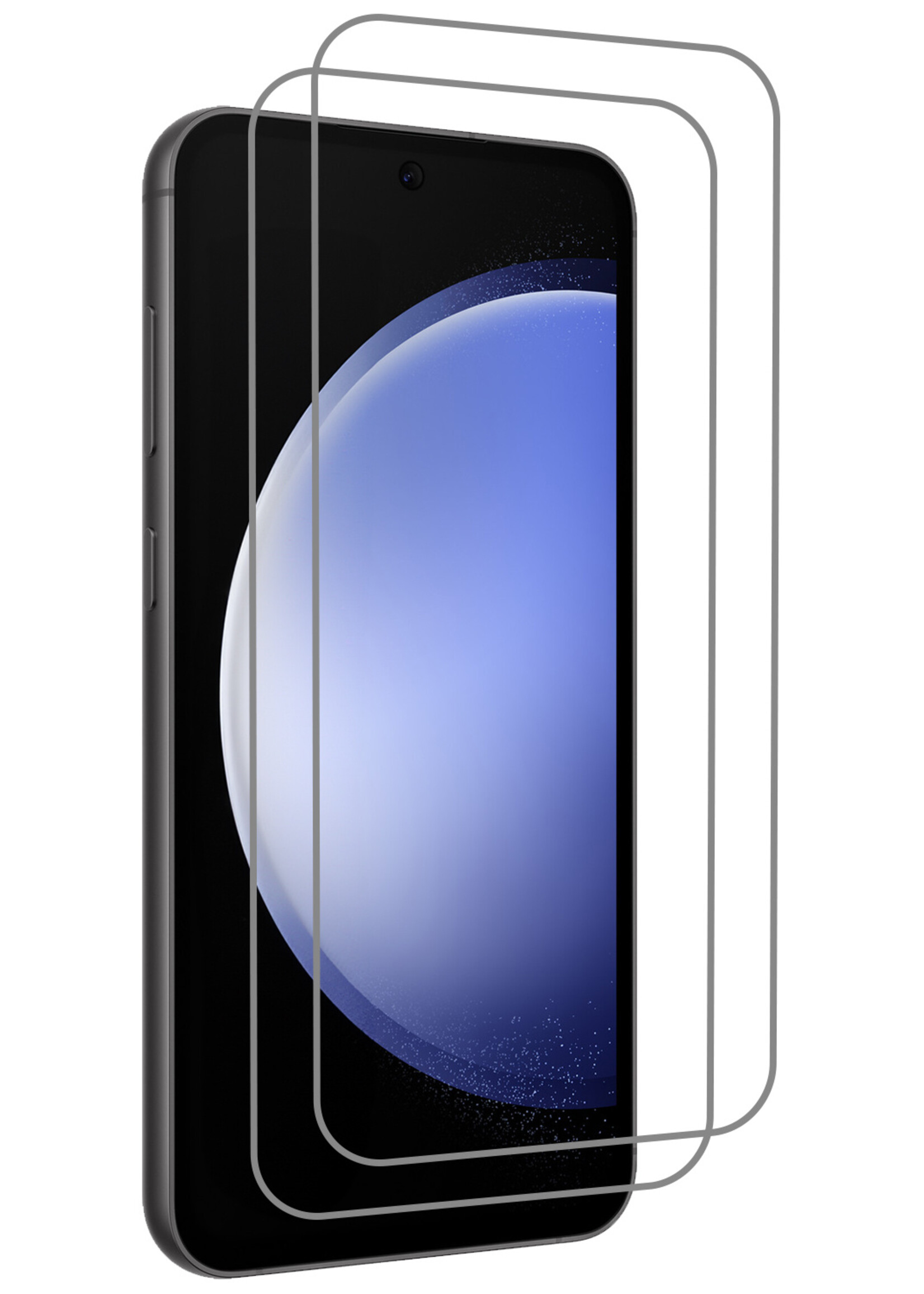 BTH Screenprotector Geschikt voor Samsung S23 FE Screenprotector Glas Gehard Tempered Glass - Screenprotector Geschikt voor Samsung Galaxy S23 FE Screen Protector Screen Cover - 2 PACK