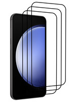 BTH BTH Samsung Galaxy S23 FE Screenprotector Glas Full Cover 2D - 3 PACK