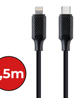 BTH BTH USB-C naar Lightning kabel - 1.5 meter - Zwart