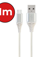 BTH BTH USB-A naar USB-C kabel - 1 meter - Wit