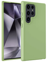 BTH BTH Samsung Galaxy S24 Ultra Hoesje Siliconen - Groen