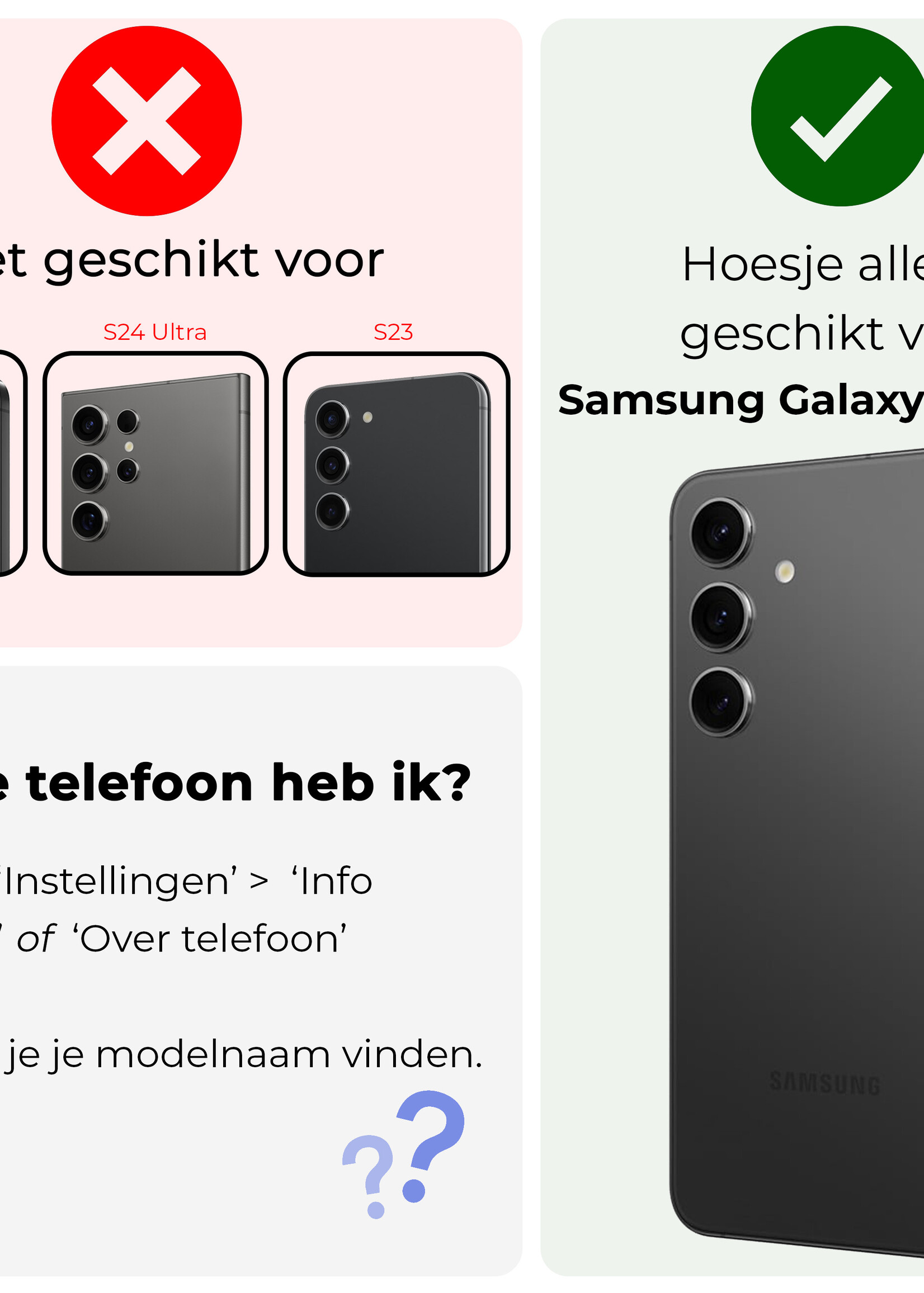 BTH Hoesje Geschikt voor Samsung S24 Plus Hoesje Siliconen Case Hoes - Hoes Geschikt voor Samsung Galaxy S24 Plus Hoes Cover Case - Zwart