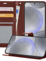 BTH BTH Samsung Galaxy S24 Hoesje Bookcase - Bruin