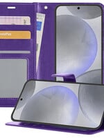 BTH BTH Samsung Galaxy S24 Hoesje Bookcase - Paars