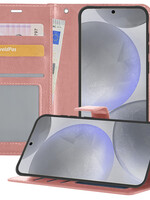 BTH BTH Samsung Galaxy S24 Plus Hoesje Bookcase - Rose Goud