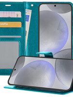 BTH BTH Samsung Galaxy S24 Plus Hoesje Bookcase - Turquoise