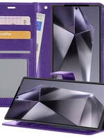 BTH BTH Samsung Galaxy S24 Ultra Hoesje Bookcase - Paars
