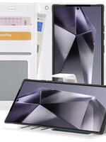 BTH BTH Samsung Galaxy S24 Ultra Hoesje Bookcase - Wit