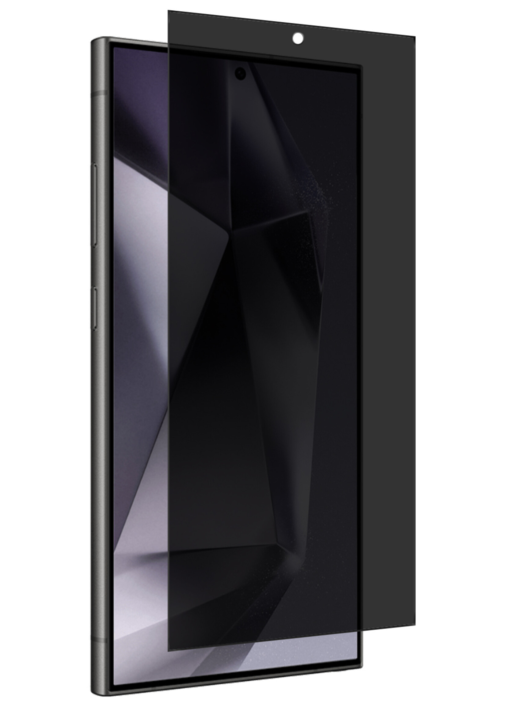 BTH Screenprotector Geschikt voor Samsung S24 Ultra Screenprotector Privacy Glas Gehard Full Cover - Screenprotector Geschikt voor Samsung Galaxy S24 Ultra Screenprotector Privacy Tempered Glass