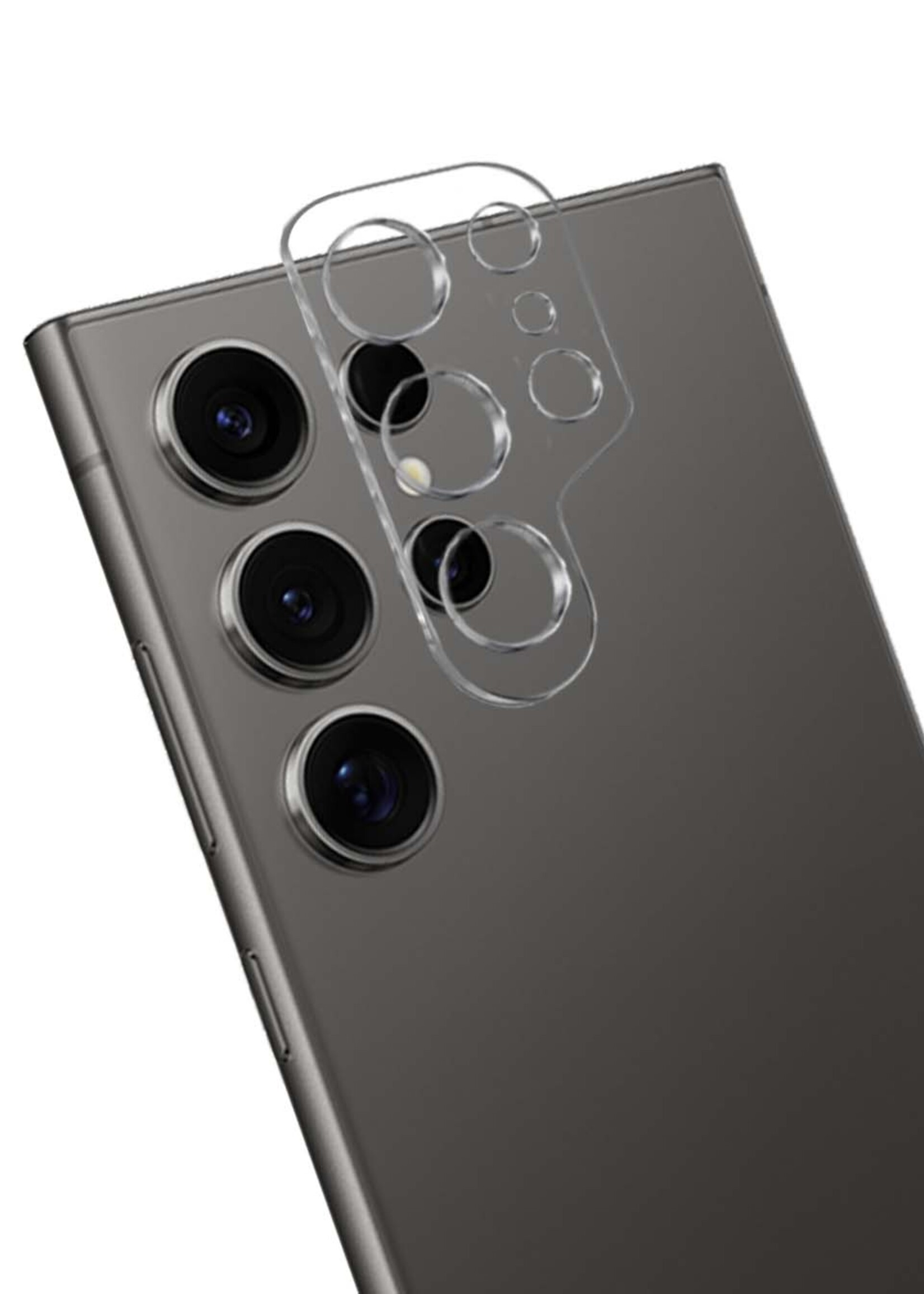 BTH Screenprotector Geschikt voor Samsung S24 Ultra Camera Lens Screenprotector Glas - Screenprotector Geschikt voor Samsung Galaxy S24 Ultra Screenprotector Camera Protector Gehard Glas
