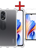 BTH BTH OPPO A38 Hoesje Shockproof Met Screenprotector