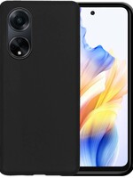 BTH BTH OPPO A98 Hoesje Siliconen - Zwart