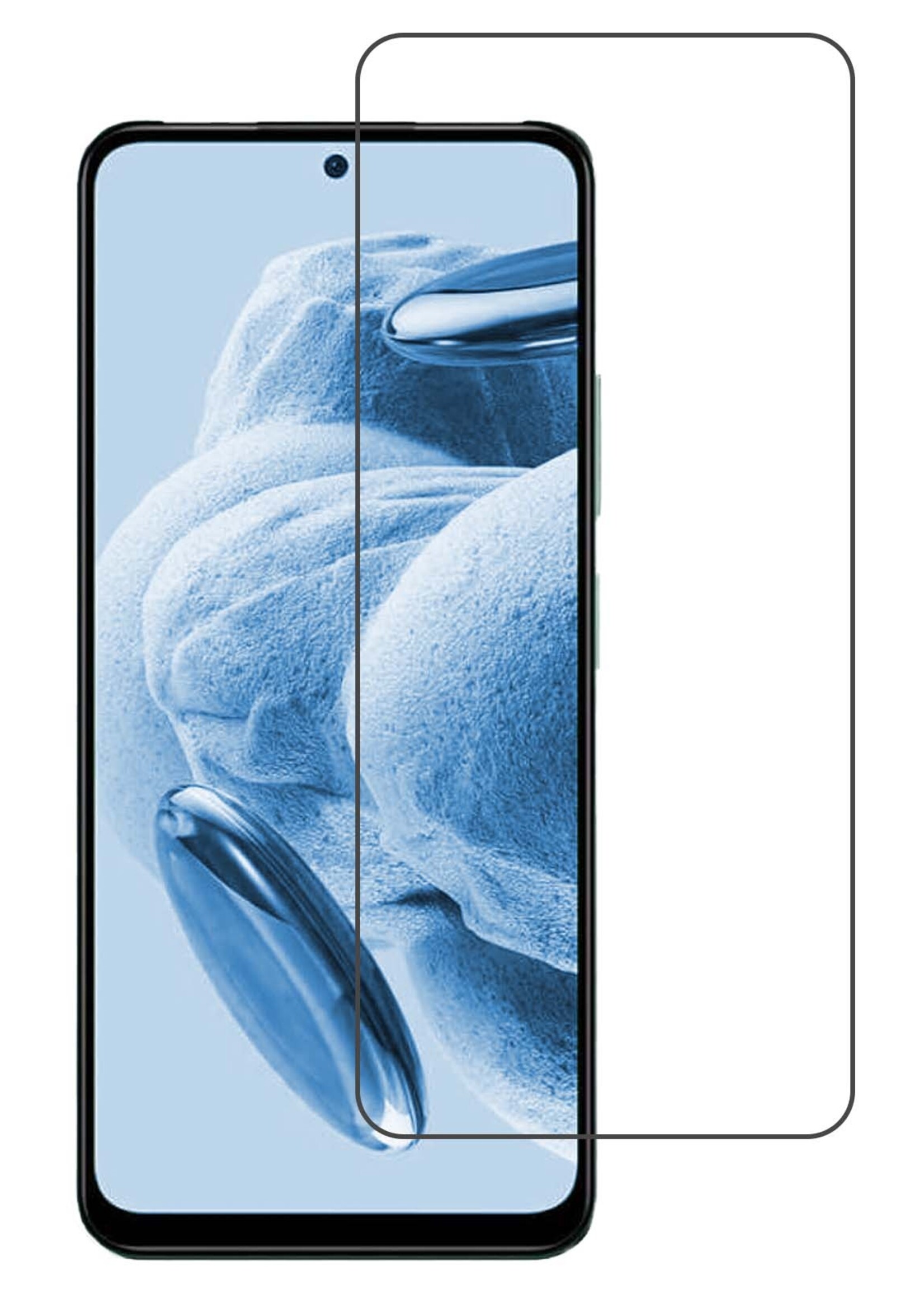 BTH Screenprotector Geschikt voor Xiaomi Redmi Note 12 5G Screenprotector Glas Gehard Tempered Glass - Screenprotector Geschikt voor Xiaomi Redmi Note 12 5G Screen Protector Screen Cover