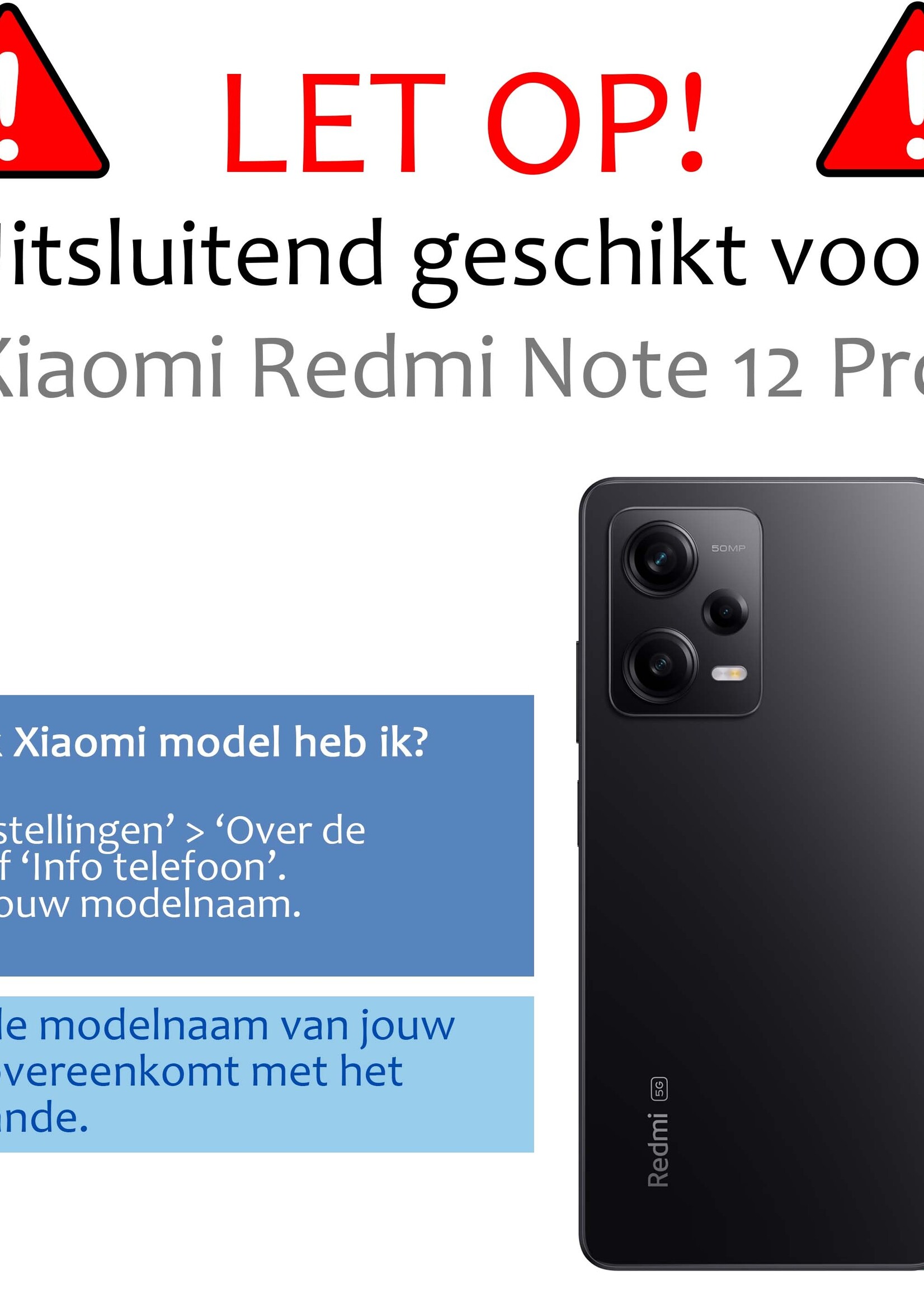 BTH Screenprotector Geschikt voor Xiaomi Redmi Note 12 Pro Screenprotector Glas Gehard Tempered Glass - Screenprotector Geschikt voor Xiaomi Redmi Note 12 Pro Screen Protector Screen Cover - 3 PACK