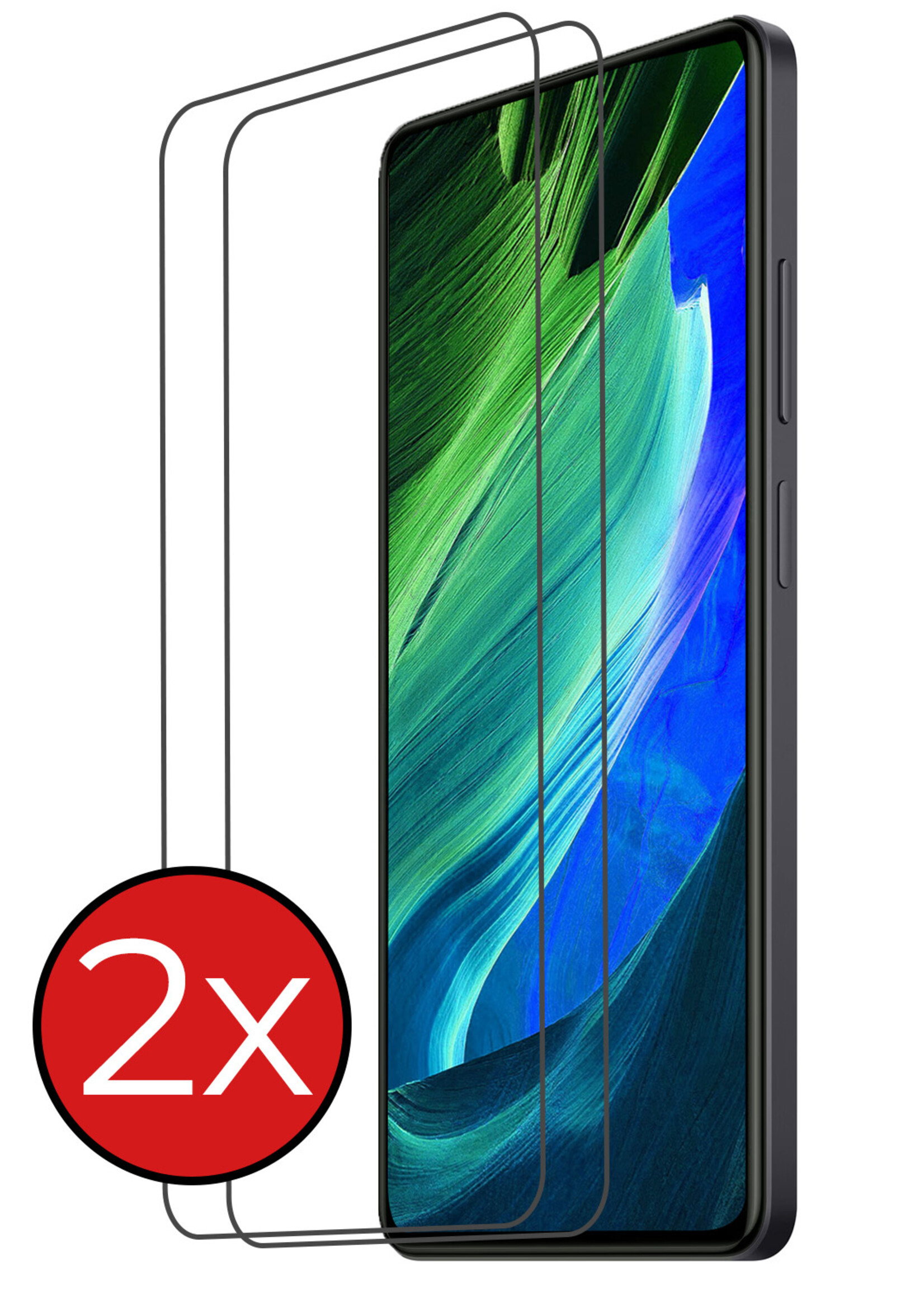 BTH Screenprotector Geschikt voor Xiaomi Redmi Note 12 Pro+ Screenprotector Glas Gehard Tempered Glass - Screenprotector Geschikt voor Xiaomi Redmi Note 12 Pro+ Screen Protector Screen Cover - 2 PACK