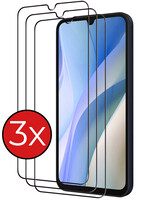 BTH BTH Samsung Galaxy A15 Screenprotector Glas Full Cover 2D - 3 PACK