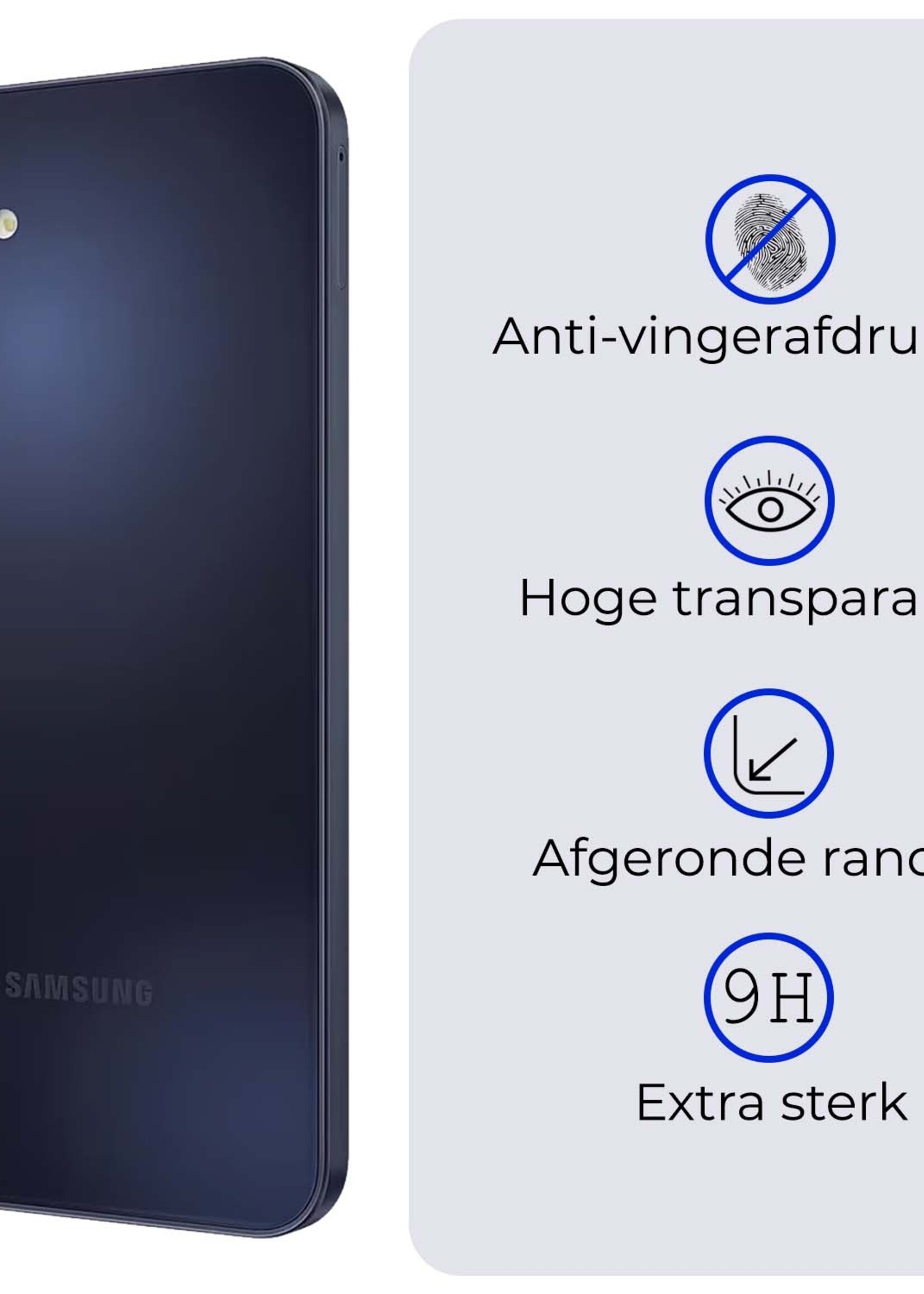 BTH Screenprotector Geschikt voor Samsung A15 Camera Lens Screenprotector Glas - Screenprotector Geschikt voor Samsung Galaxy A15 Screenprotector Camera Protector Gehard Glas - 3 PACK