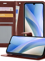 BTH BTH Samsung Galaxy A15 Hoesje Bookcase - Bruin