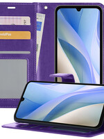 BTH BTH Samsung Galaxy A15 Hoesje Bookcase - Paars