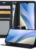 BTH BTH Samsung Galaxy A15 Hoesje Bookcase - Zwart