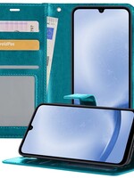 BTH BTH Samsung Galaxy A25 Hoesje Bookcase - Turquoise