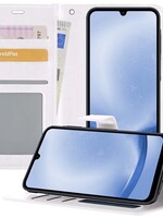 BTH BTH Samsung Galaxy A25 Hoesje Bookcase - Wit