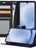 BTH BTH Samsung Galaxy A25 Hoesje Bookcase - Zwart