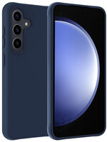 BTH BTH Samsung Galaxy S23 FE Hoesje Siliconen - Donkerblauw