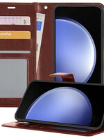 BTH BTH Samsung Galaxy S23 FE Hoesje Bookcase - Bruin