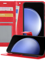 BTH BTH Samsung Galaxy S23 FE Hoesje Bookcase - Rood