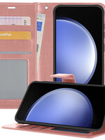 BTH BTH Samsung Galaxy S23 FE Hoesje Bookcase - Rose Goud