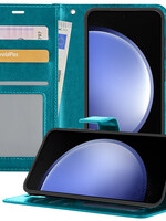 BTH BTH Samsung Galaxy S23 FE Hoesje Bookcase - Turquoise