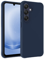 BTH BTH Samsung Galaxy A25 Hoesje Siliconen - Donkerblauw