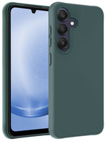 BTH BTH Samsung Galaxy A25 Hoesje Siliconen - Donkergroen