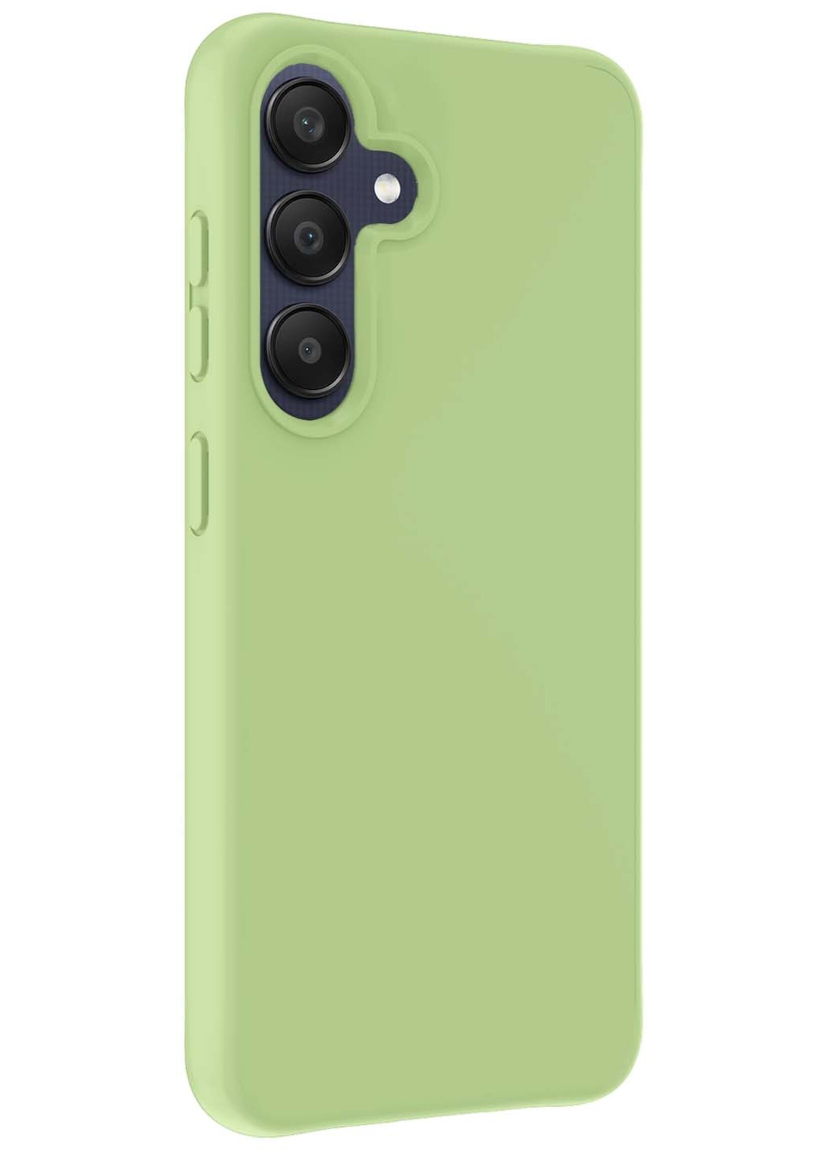 BTH Hoesje Geschikt voor Samsung A25 Hoesje Siliconen Case Hoes - Hoes Geschikt voor Samsung Galaxy A25 Hoes Cover Case - Groen