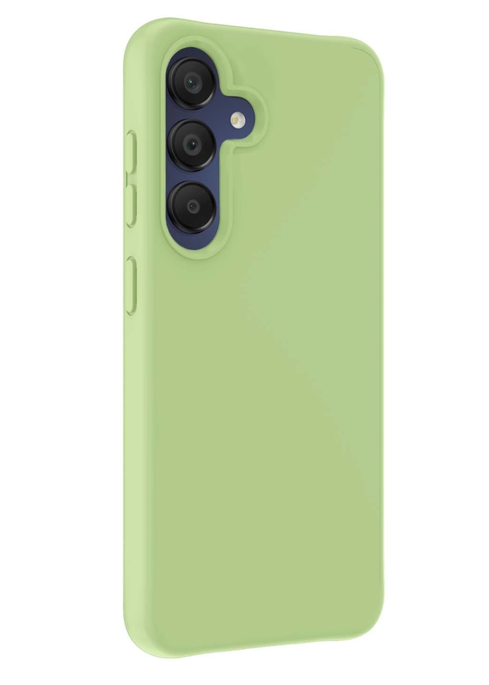 BTH Hoesje Geschikt voor Samsung A15 Hoesje Siliconen Case Hoes - Hoes Geschikt voor Samsung Galaxy A15 Hoes Cover Case - Groen