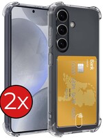BTH BTH Samsung Galaxy S24 Plus Hoesje Pashouder - 2 PACK