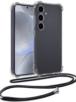 BTH BTH Samsung Galaxy S24 Hoesje Transparant Shockproof Met Zwart Koord