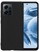 BTH BTH Xiaomi Redmi Note 12 4G Hoesje Siliconen - Zwart
