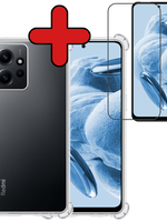 BTH BTH Xiaomi Redmi Note 12 5G Hoesje Shockproof Met Screenprotector
