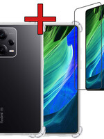 BTH BTH Xiaomi Redmi Note 12 Pro Hoesje Shockproof Met Screenprotector
