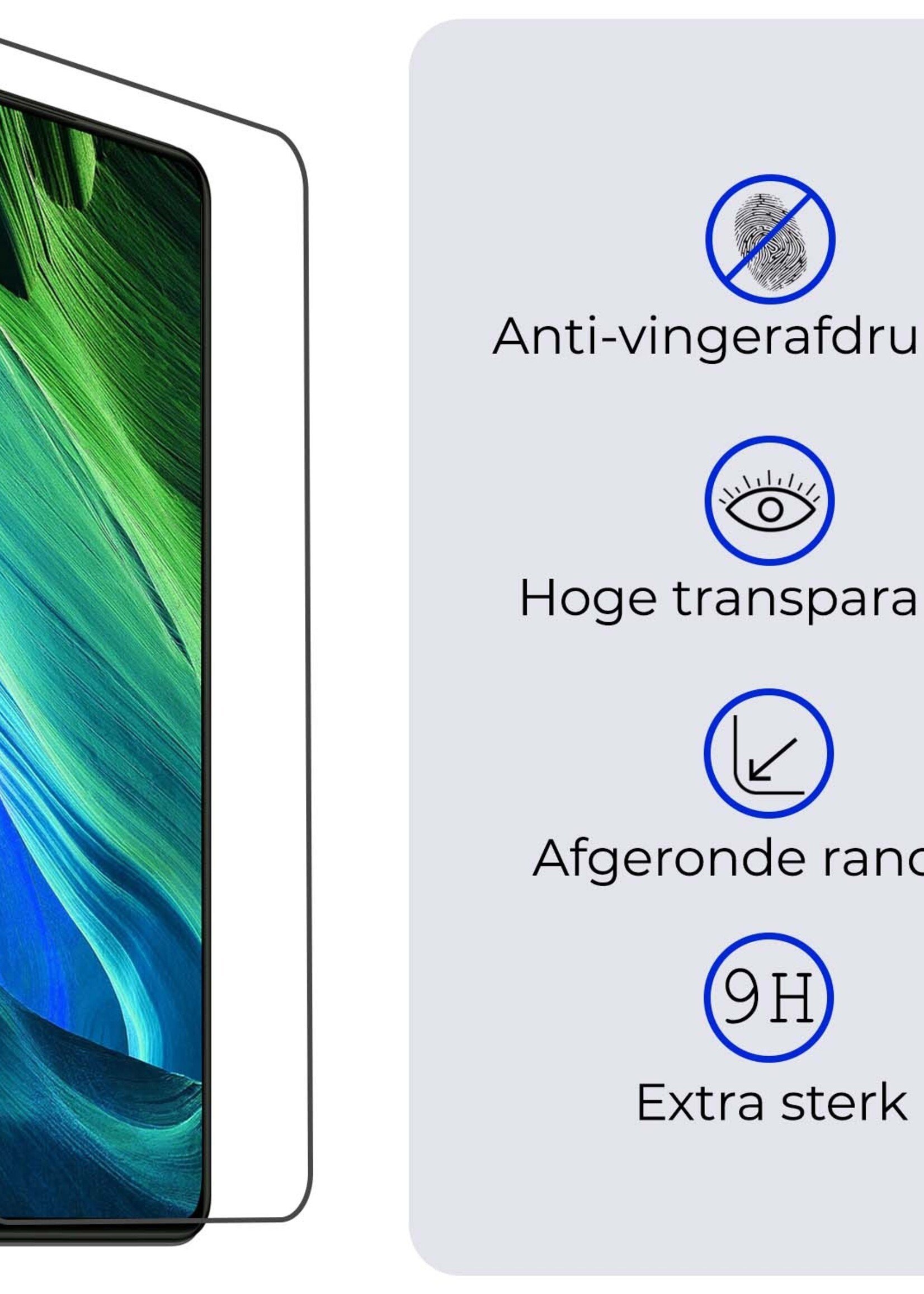 BTH Hoesje Geschikt voor Xiaomi Redmi Note 12 Pro Hoesje Siliconen Shock Proof Case Hoes Met Screenprotector - Hoes Geschikt voor Xiaomi Redmi Note 12 Pro Hoes Cover Case Shockproof - Transparant