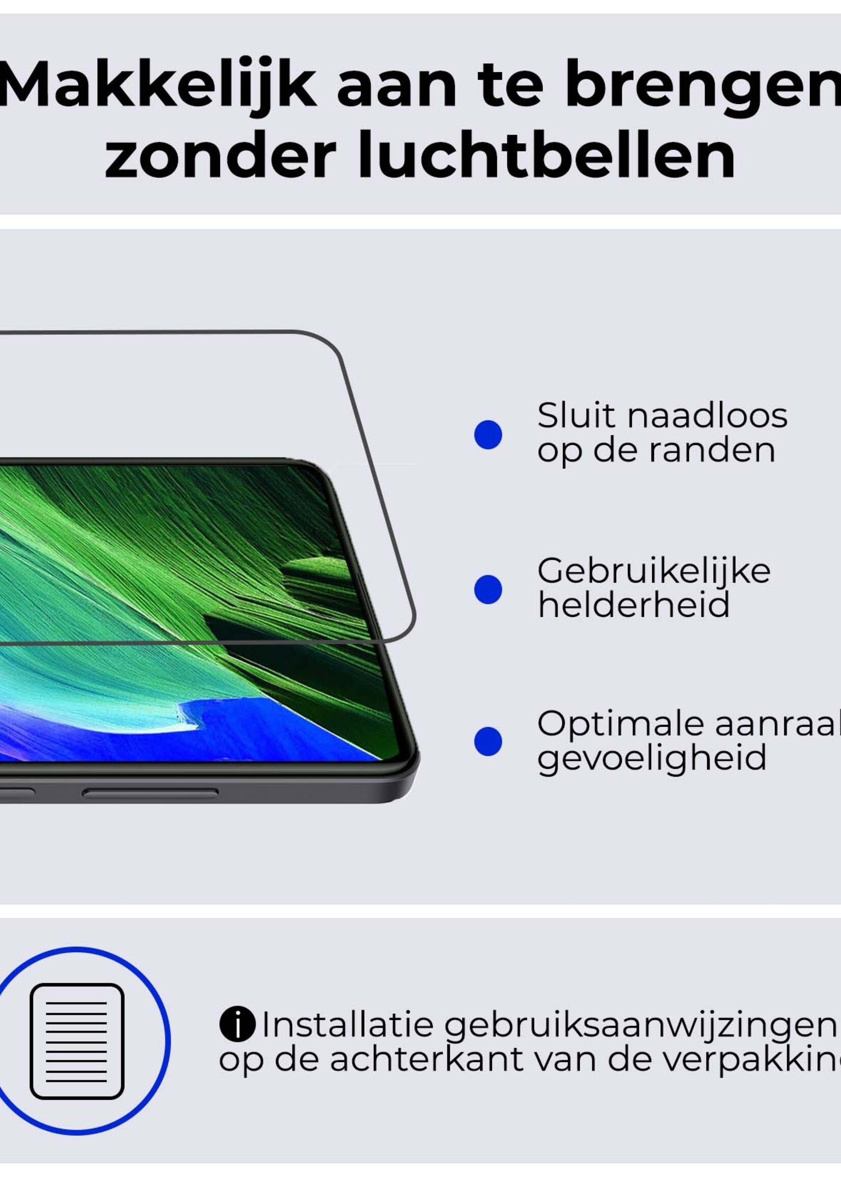 BTH Hoesje Geschikt voor Xiaomi Redmi Note 12 Pro Hoesje Siliconen Shock Proof Case Hoes Met Screenprotector - Hoes Geschikt voor Xiaomi Redmi Note 12 Pro Hoes Cover Case Shockproof - Transparant