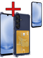 BTH BTH Samsung Galaxy A25 Hoesje Pashouder Met Screenprotector
