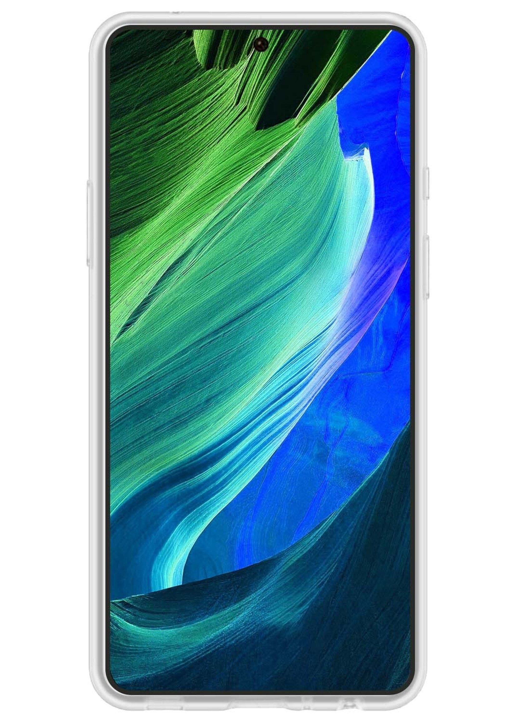 BTH Hoesje Geschikt voor Xiaomi Redmi Note 12 Pro+ Hoesje Siliconen Case Hoes Met Screenprotector - Hoes Geschikt voor Xiaomi Redmi Note 12 Pro+ Hoes Cover Case - Transparant