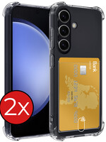 BTH BTH Samsung Galaxy S23 FE Hoesje Pashouder - 2 PACK