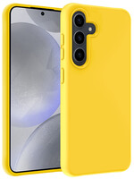 BTH BTH Samsung Galaxy S24 Hoesje Siliconen - Geel