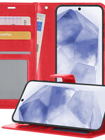 BTH BTH Samsung Galaxy A55 Hoesje Bookcase - Rood